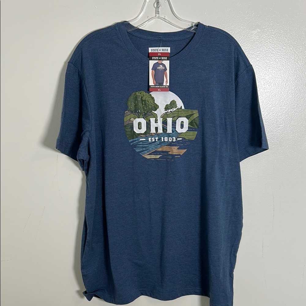 NWT Ohio State of Mine Heather Blue T-Shirt Men’s XL EST 1803